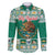 Personalized Mexico Christmas Family Matching Off Shoulder Short Dress and Hawaiian Shirt Coat Of Arms With Aztec Mexican Patterns - Wonder Print Shop