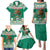 Personalized Mexico Christmas Family Matching Puletasi and Hawaiian Shirt Coat Of Arms With Aztec Mexican Patterns - Wonder Print Shop