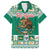 Personalized Mexico Christmas Family Matching Short Sleeve Bodycon Dress and Hawaiian Shirt Coat Of Arms With Aztec Mexican Patterns - Wonder Print Shop