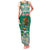 Personalized Mexico Christmas Family Matching Tank Maxi Dress and Hawaiian Shirt Coat Of Arms With Aztec Mexican Patterns - Wonder Print Shop