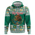 Personalized Mexico Christmas Hoodie Coat Of Arms With Aztec Mexican Patterns - Wonder Print Shop