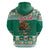 Personalized Mexico Christmas Hoodie Coat Of Arms With Aztec Mexican Patterns - Wonder Print Shop