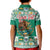 Personalized Mexico Christmas Kid Polo Shirt Coat Of Arms With Aztec Mexican Patterns - Wonder Print Shop