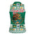 Personalized Mexico Christmas Women Sleeveless Polo Shirt Coat Of Arms With Aztec Mexican Patterns - Wonder Print Shop