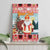 Personalized Germany Frohe Weihnachten Canvas Wall Art Cute Saint Nicholas With Christmas Tree - Wonder Print Shop