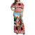 Personalized Germany Frohe Weihnachten Family Matching Off Shoulder Maxi Dress and Hawaiian Shirt Cute Saint Nicholas With Christmas Tree - Wonder Print Shop
