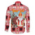 Personalized Germany Frohe Weihnachten Family Matching Off Shoulder Short Dress and Hawaiian Shirt Cute Saint Nicholas With Christmas Tree - Wonder Print Shop