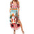Personalized Germany Frohe Weihnachten Family Matching Summer Maxi Dress and Hawaiian Shirt Cute Saint Nicholas With Christmas Tree - Wonder Print Shop