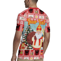Personalized Germany Frohe Weihnachten Rugby Jersey Cute Saint Nicholas With Christmas Tree - Wonder Print Shop