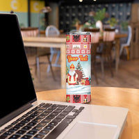 Personalized Germany Frohe Weihnachten Skinny Tumbler Cute Saint Nicholas With Christmas Tree - Wonder Print Shop