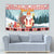 Personalized Germany Frohe Weihnachten Tapestry Cute Saint Nicholas With Christmas Tree - Wonder Print Shop