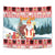 Personalized Germany Frohe Weihnachten Tapestry Cute Saint Nicholas With Christmas Tree - Wonder Print Shop