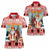 Personalized Germany Frohe Weihnachten Women Polo Shirt Cute Saint Nicholas With Christmas Tree - Wonder Print Shop