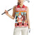Personalized Germany Frohe Weihnachten Women Sleeveless Polo Shirt Cute Saint Nicholas With Christmas Tree - Wonder Print Shop