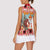 Personalized Germany Frohe Weihnachten Women Sleeveless Polo Shirt Cute Saint Nicholas With Christmas Tree - Wonder Print Shop