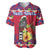 Personalized Haiti Jwaye Nowel Baseball Jersey Hispaniolan Trogon With Hibiscus Flowers - Wonder Print Shop