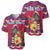 Personalized Haiti Jwaye Nowel Baseball Jersey Hispaniolan Trogon With Hibiscus Flowers - Wonder Print Shop