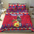 Personalized Haiti Jwaye Nowel Bedding Set Hispaniolan Trogon With Hibiscus Flowers - Wonder Print Shop