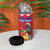 Personalized Haiti Jwaye Nowel 4 in 1 Can Cooler Tumbler Hispaniolan Trogon With Hibiscus Flowers - Wonder Print Shop