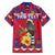 Personalized Haiti Jwaye Nowel Family Matching Off The Shoulder Long Sleeve Dress and Hawaiian Shirt Hispaniolan Trogon With Hibiscus Flowers - Wonder Print Shop
