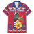 Personalized Haiti Jwaye Nowel Family Matching Off Shoulder Maxi Dress and Hawaiian Shirt Hispaniolan Trogon With Hibiscus Flowers - Wonder Print Shop