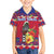 Personalized Haiti Jwaye Nowel Family Matching Short Sleeve Bodycon Dress and Hawaiian Shirt Hispaniolan Trogon With Hibiscus Flowers - Wonder Print Shop