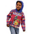 Personalized Haiti Jwaye Nowel Kid Hoodie Hispaniolan Trogon With Hibiscus Flowers - Wonder Print Shop