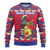 Personalized Haiti Jwaye Nowel Ugly Christmas Sweater Hispaniolan Trogon With Hibiscus Flowers - Wonder Print Shop