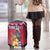 Personalized Haiti Jwaye Nowel Luggage Cover Hispaniolan Trogon With Hibiscus Flowers - Wonder Print Shop