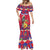 Personalized Haiti Jwaye Nowel Mermaid Dress Hispaniolan Trogon With Hibiscus Flowers - Wonder Print Shop