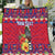 Personalized Haiti Jwaye Nowel Quilt Hispaniolan Trogon With Hibiscus Flowers - Wonder Print Shop