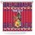 Personalized Haiti Jwaye Nowel Shower Curtain Hispaniolan Trogon With Hibiscus Flowers