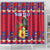 Personalized Haiti Jwaye Nowel Shower Curtain Hispaniolan Trogon With Hibiscus Flowers