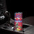 Personalized Haiti Jwaye Nowel Skinny Tumbler Hispaniolan Trogon With Hibiscus Flowers - Wonder Print Shop