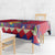 Personalized Haiti Jwaye Nowel Tablecloth Hispaniolan Trogon With Hibiscus Flowers - Wonder Print Shop