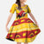 Spain Christmas Family Matching Summer Maxi Dress and Hawaiian Shirt Noble Bull With Sagrada Famlia - Wonder Print Shop