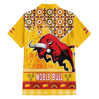 Spain Christmas Family Matching Summer Maxi Dress and Hawaiian Shirt Noble Bull With Sagrada Famlia - Wonder Print Shop