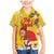 Spain Tio de Nadal Christmas Family Matching Mermaid Dress and Hawaiian Shirt Traditional Christmas Log Yellow Version - Wonder Print Shop