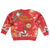 Spain Tio de Nadal Christmas Kid Ugly Christmas Sweater Traditional Christmas Log Red Version - Wonder Print Shop