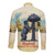 Spain El Oso y el Madrono Long Sleeve Button Shirt Madrid City Watercolor - Wonder Print Shop