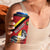 Personalized Belgium 4 in 1 Can Cooler Tumbler Lion Rampant With Belgium Flag Colors - Wonder Print Shop