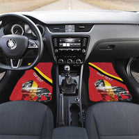 Personalized Belgium Car Mats Lion Rampant With Belgium Flag Colors - Wonder Print Shop