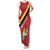 Personalized Belgium Family Matching Tank Maxi Dress and Hawaiian Shirt Lion Rampant With Belgium Flag Colors - Wonder Print Shop