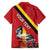Personalized Belgium Hawaiian Shirt Lion Rampant With Belgium Flag Colors - Wonder Print Shop