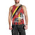 Personalized Belgium Men Tank Top Lion Rampant With Belgium Flag Colors - Wonder Print Shop