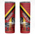 Personalized Belgium Skinny Tumbler Lion Rampant With Belgium Flag Colors - Wonder Print Shop