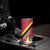 Personalized Belgium Skinny Tumbler Lion Rampant With Belgium Flag Colors - Wonder Print Shop