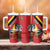 Personalized Belgium Tumbler With Handle Lion Rampant With Belgium Flag Colors - Wonder Print Shop