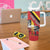 Personalized Belgium Tumbler With Handle Lion Rampant With Belgium Flag Colors - Wonder Print Shop