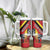 Personalized Belgium Tumbler With Handle Lion Rampant With Belgium Flag Colors - Wonder Print Shop